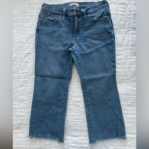 Madewell Mid-rise Kick Out Crop